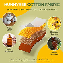 Load image into Gallery viewer, HUNNYBEEE Beeswax Reusable Food Wraps - (7 Packs) Beeswax Wrap Sustainable Products, Eco-Friendly Wax Wrap, Organization Storage Bags, Cheese Bee Wrappers Cling, Wax Paper for Food
