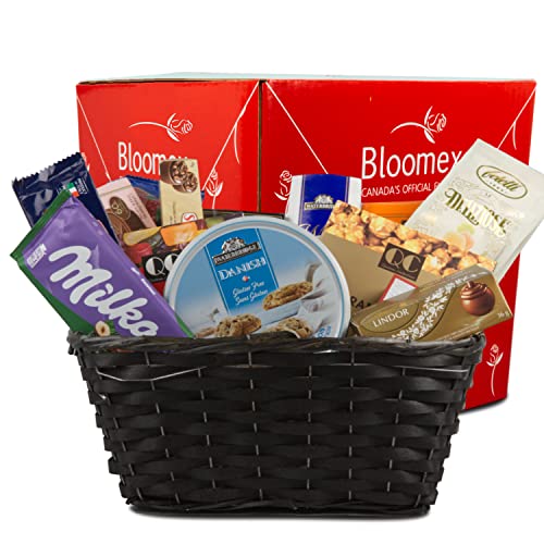 Bloomex Mothers Day Gift Basket - For Him And Her, Birthday Gifts For Women & Men, Gift Basket of 15 Assorted Chocolates - Gift Baskets of Delicious Chocolate - Best Present Cadeau Femme - For Family And Every Occasions !