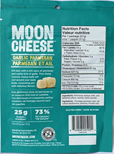 Load image into Gallery viewer, Moon Cheese Garlickin&#39; Parmesan, 100% Parmesan Cheese, Low-Carb 2 Oz, Keto-Friendly, High Protein Snack Alternative to Protein Bars, Cookies, and Shakes, 57 Gram
