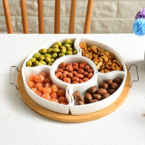 Divided serving bowl best sale