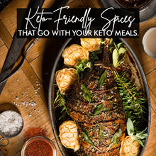 Load image into Gallery viewer, A Spice Affair&#39;s The Keto Kit 2.0 12-Pack Spice Set — Fish, Seafood, Meat and Poultry, All Purpose Seasonings and Spices Sets — Spices Keto Seasoning Spice Kit
