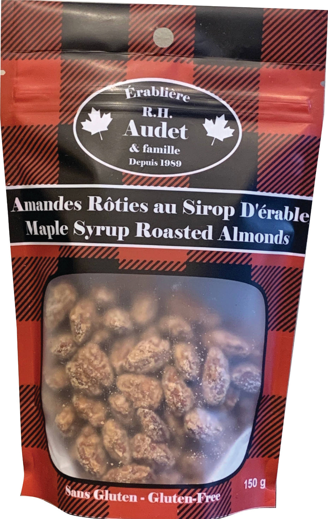 Maple Syrup Roasted Almonds